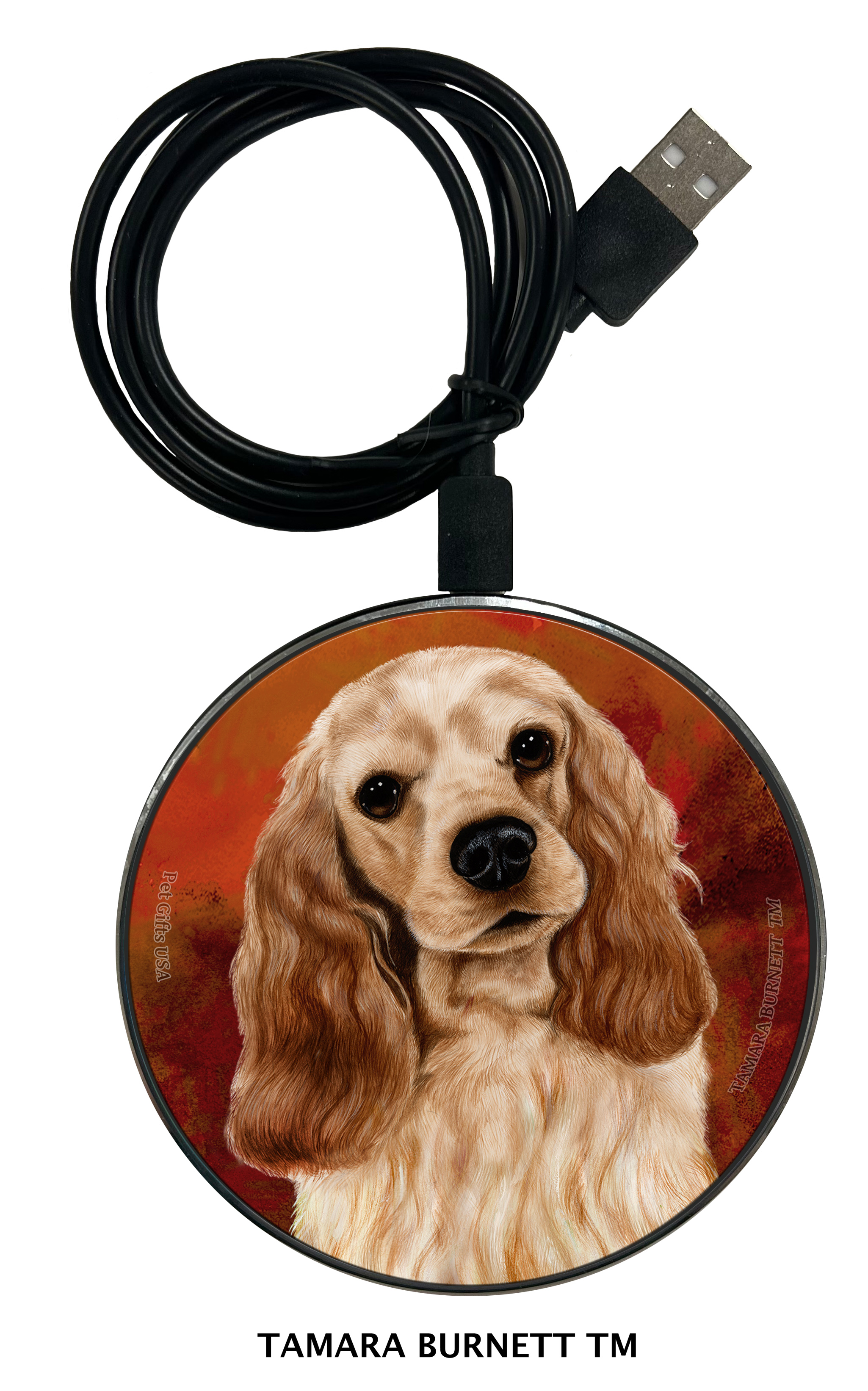 Cocker Spaniel Buff - Zoomies Phone Charger image